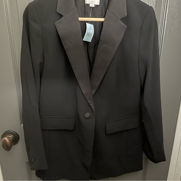 LOFT Classic Black Suit Jacket - Picture 4 of 8